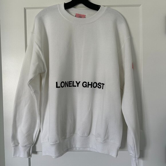 Lonely Ghost Sad Heart Sweatshirt - Picture 1 of 4